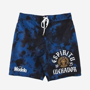 Modelo Men's 8.5" Especial Elastic Board Swim Shorts, Medium, Dark Blue